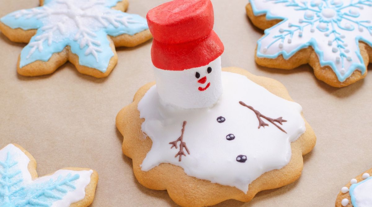 Melting Snowman Cookies