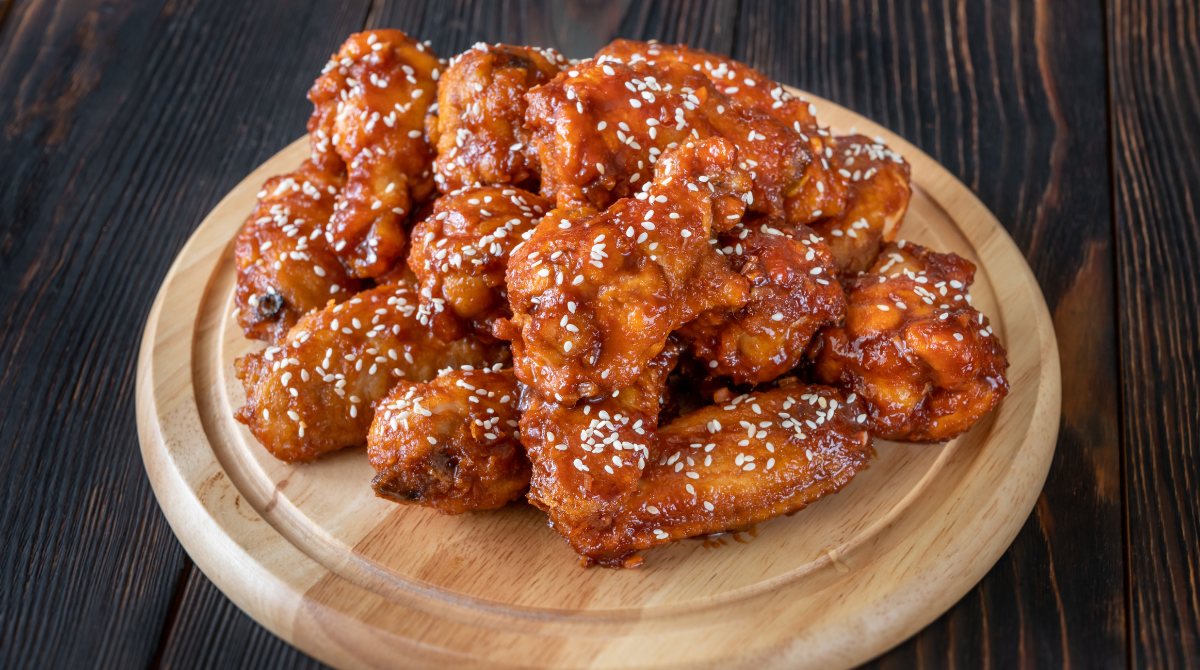 Orange Glazed Chicken Wings