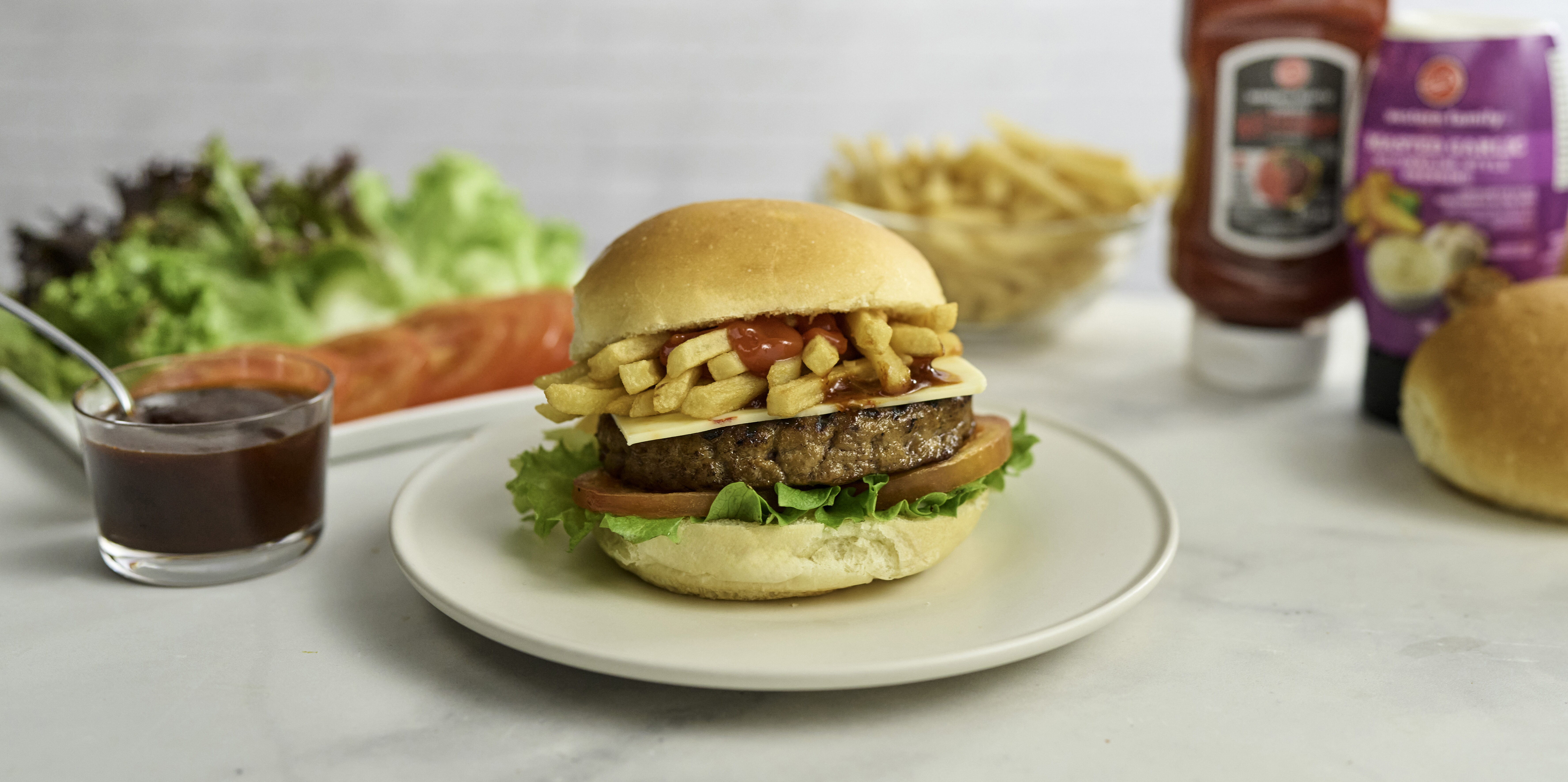Burger & Fries – All in One Bite