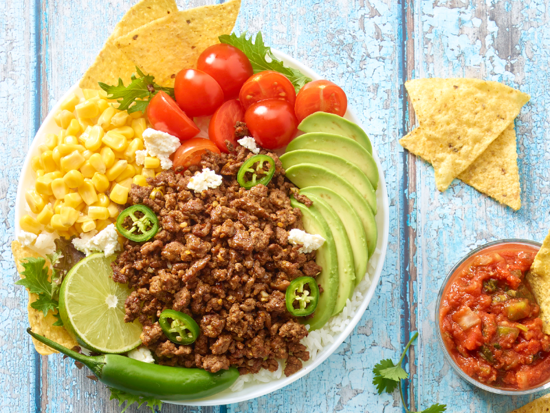 Avocado Beef Bowl